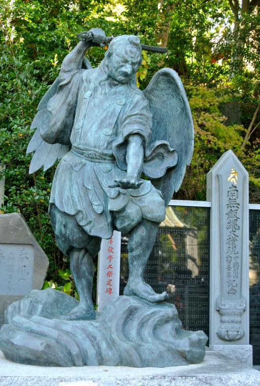 Tengu, guardian spirits of the mountain and temple